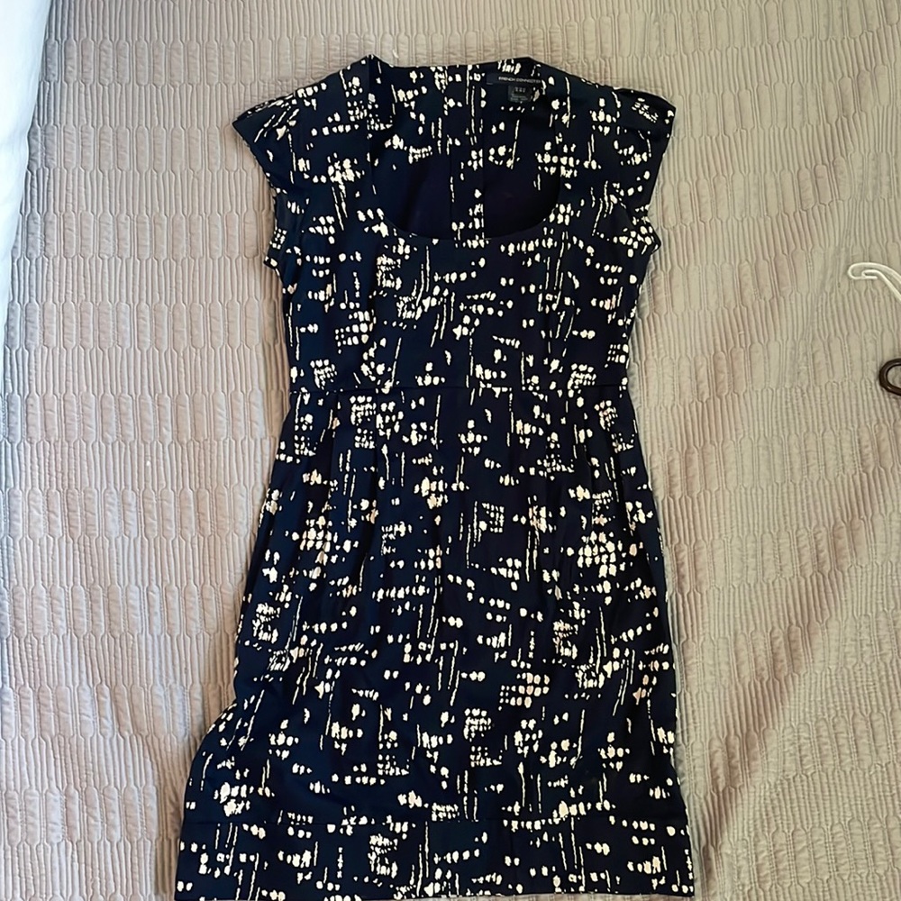 French Connection printed mini dress